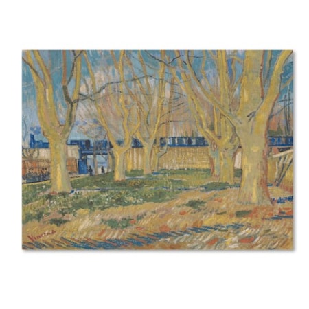 Van Gogh 'The Blue Train' Canvas Art,24x32